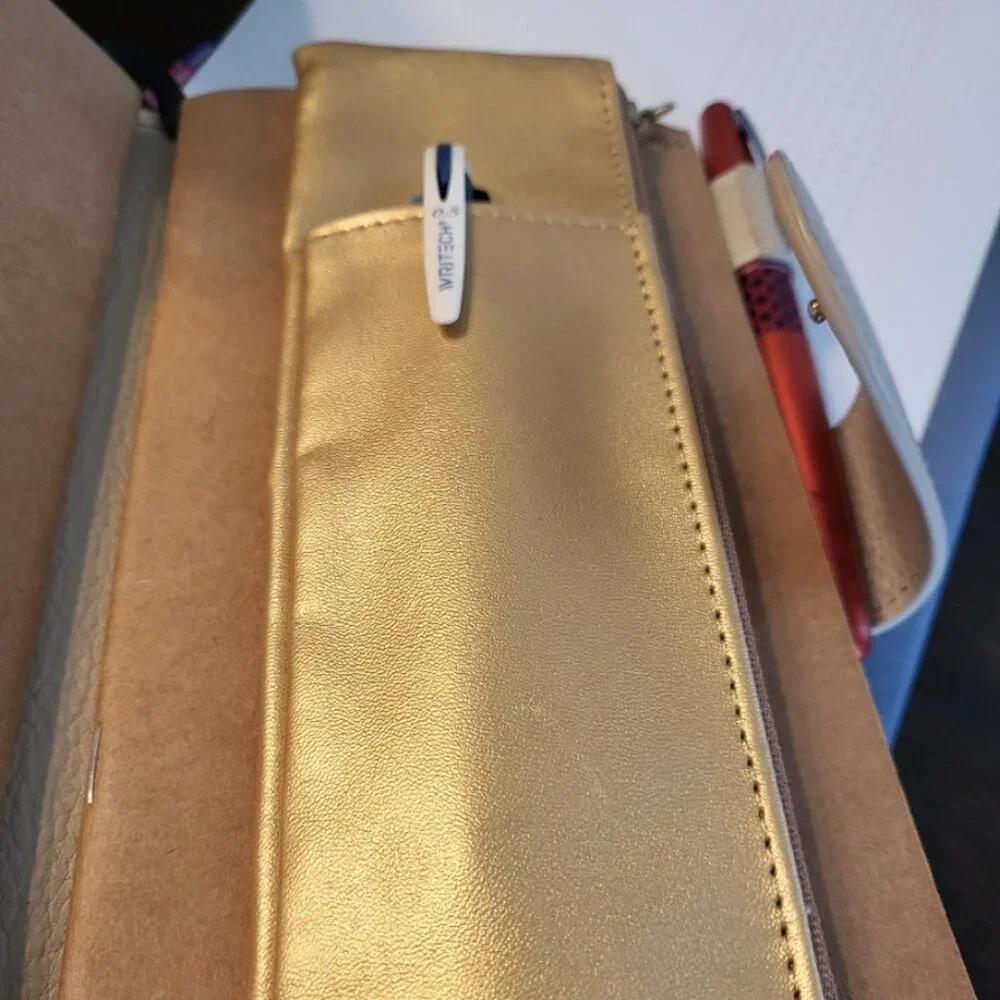 Pen Pouch Accessory Holder for Notebooks Planners Journals